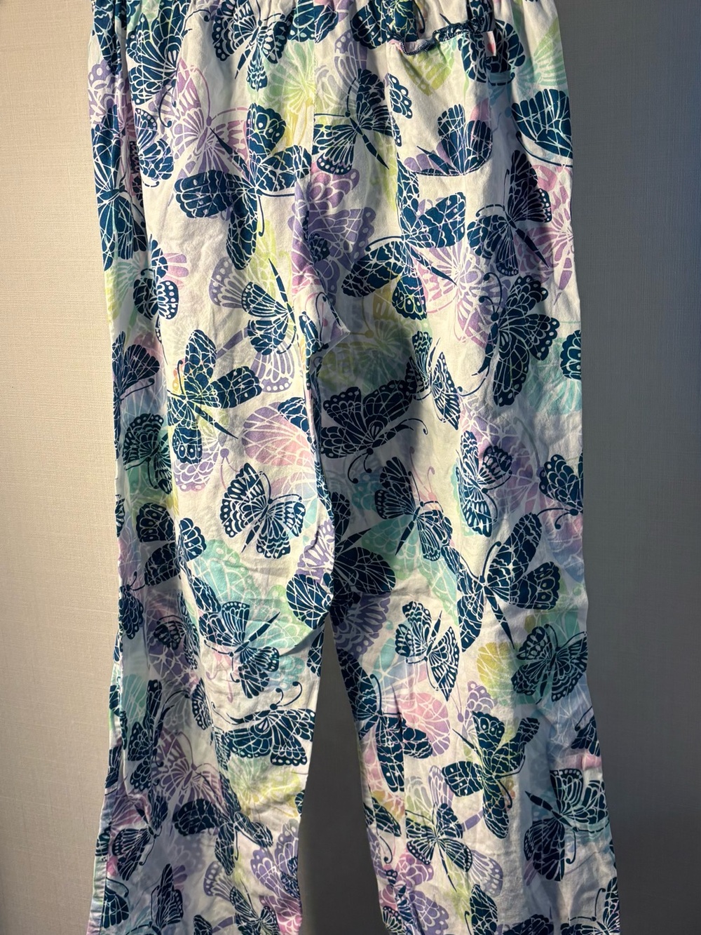 Victoria’s Secret PINK Butterfly Print Lounge Pajama Pants‎ Small Petite Cotton